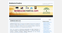 Desktop Screenshot of andaluciacreativa.com